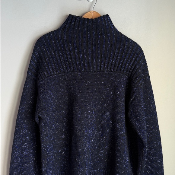 COS High-Neck Metallic wool oversized sweater - Picture 4 of 9